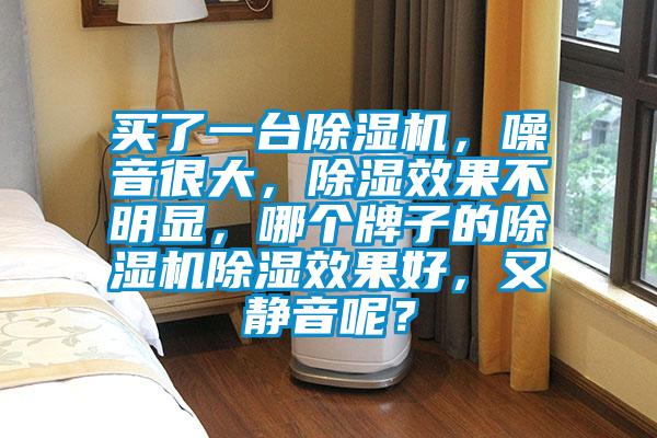 买了一台除湿机,噪音很大,除湿效果不明显,哪个牌子的除湿机除湿效果好,又静音呢?
