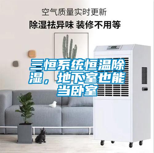三恒系统恒温除湿,地下室也能当卧室