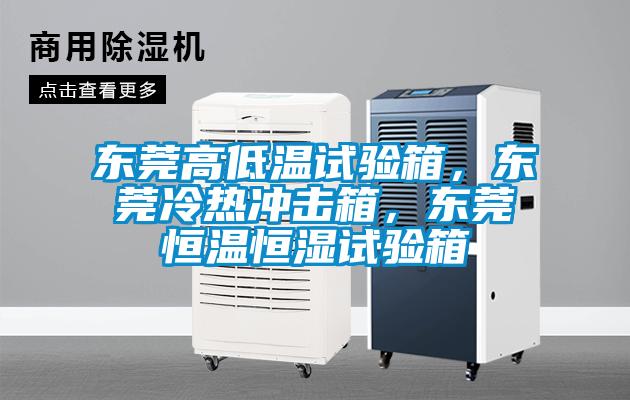 东莞高低温试验箱,东莞冷热冲击箱,东莞恒温恒湿试验箱