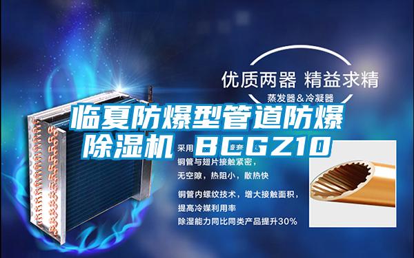 临夏防爆型管道防爆除湿机 BCGZ10