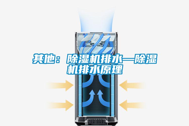 其他:除湿机排水—除湿机排水原理
