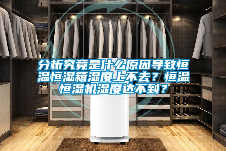分析究竟是什么原因导致恒温恒湿箱湿度上不去?恒温恒湿机湿度达不到?
