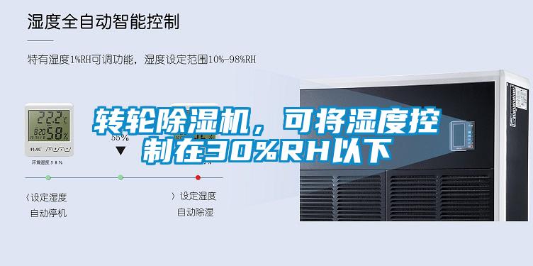 转轮除湿机,可将湿度控制在30%RH以下