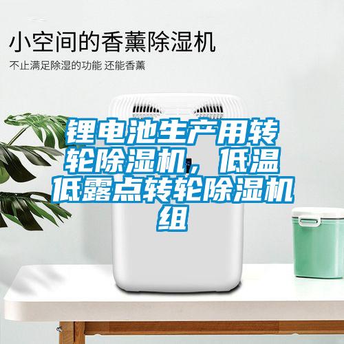 锂电池生产用转轮除湿机,低温低露点转轮除湿机组