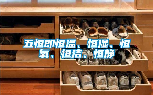 五恒即恒温、恒湿、恒氧、恒洁、恒静