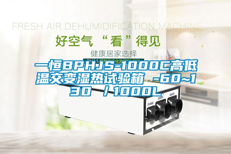 一恒BPHJS-1000C高低温交变湿热试验箱 -60~130℃/1000L