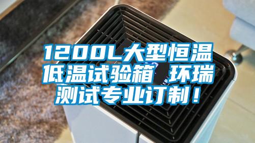 1200L大型恒温低温试验箱 环瑞测试专业订制!