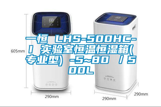 一恒 LHS-500HC-I 实验室恒温恒湿箱(专业型) -5~80℃/500L