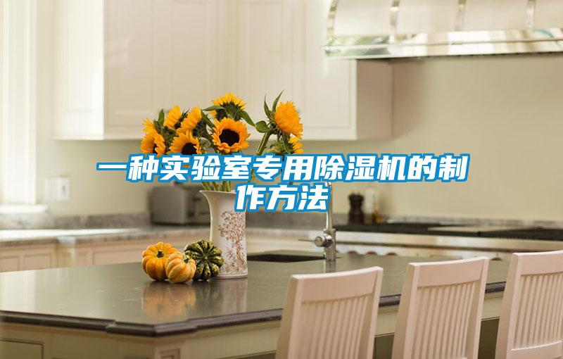 一种实验室专用除湿机的制作方法