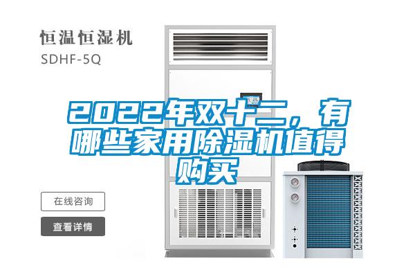 2022年双十二,有哪些家用除湿机值得购买