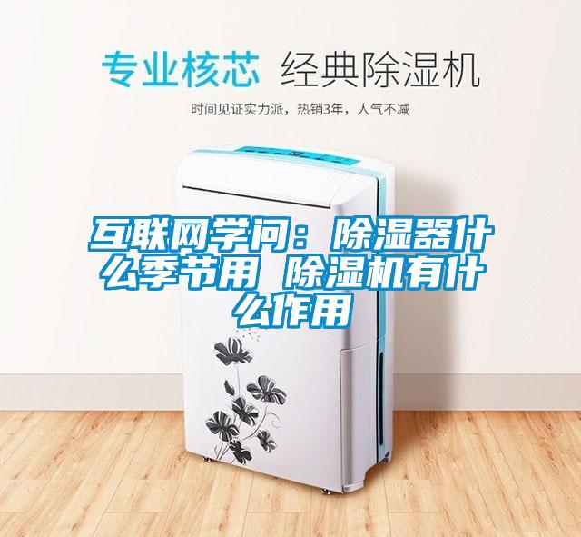 互联网学问:除湿器什么季节用 除湿机有什么作用