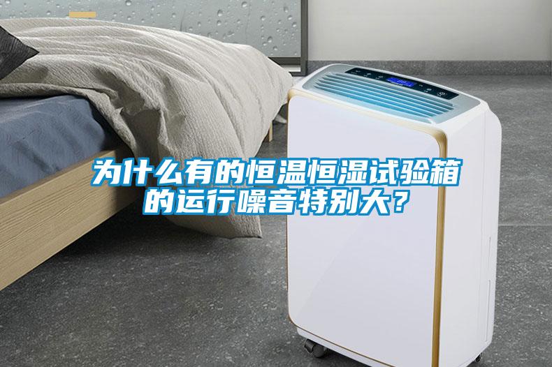为什么有的恒温恒湿试验箱的运行噪音特别大?