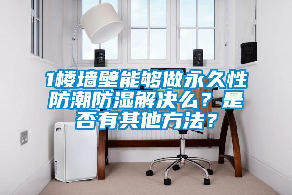 1楼墙壁能够做永久性防潮防湿解决么?是否有其他方法?