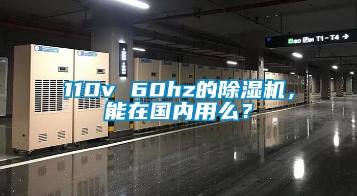 110v 60hz的除湿机,能在国内用么?