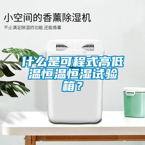 什么是可程式高低温恒温恒湿试验箱?