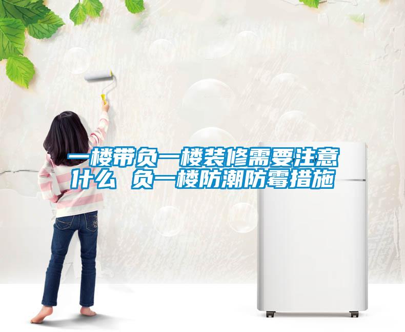 一楼带负一楼装修需要注意什么 负一楼防潮防霉措施