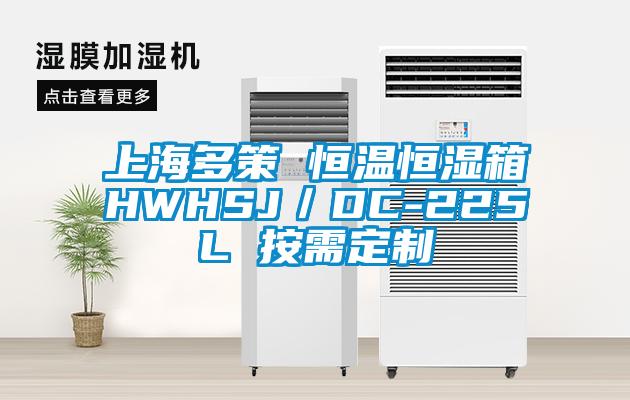 上海多策 恒温恒湿箱HWHSJ/DC-225L 按需定制