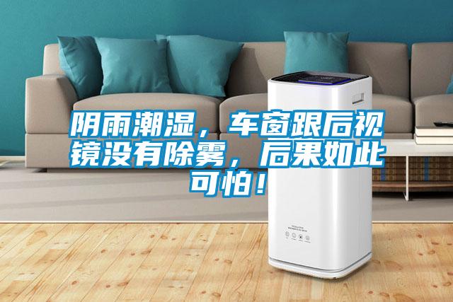 阴雨潮湿,车窗跟后视镜没有除雾,后果如此可怕!