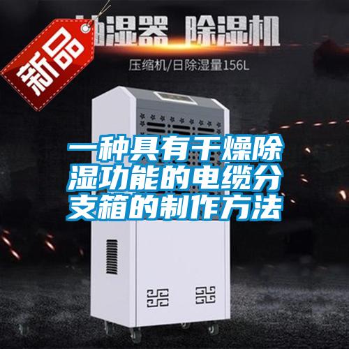 一种具有干燥除湿功能的电缆分支箱的制作方法