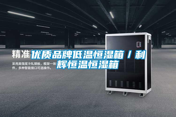 优质品牌低温恒湿箱/利辉恒温恒湿箱