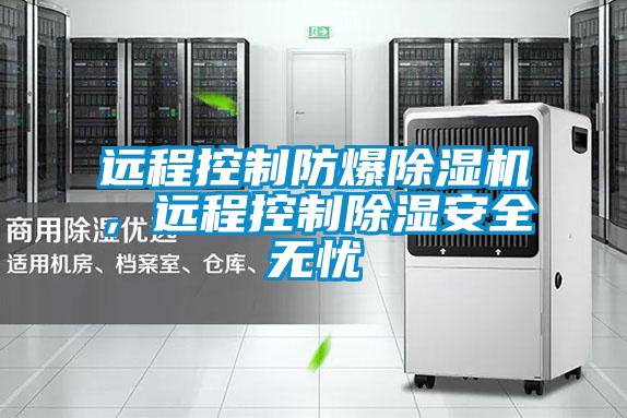 远程控制防爆除湿机,远程控制除湿安全无忧