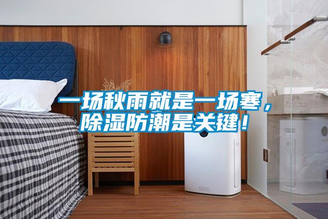 一场秋雨就是一场寒,除湿防潮是关键!