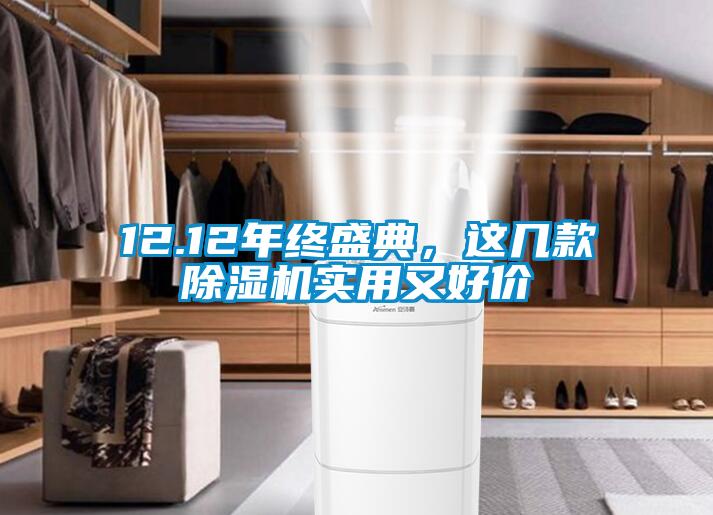 12.12年终盛典,这几款除湿机实用又好价
