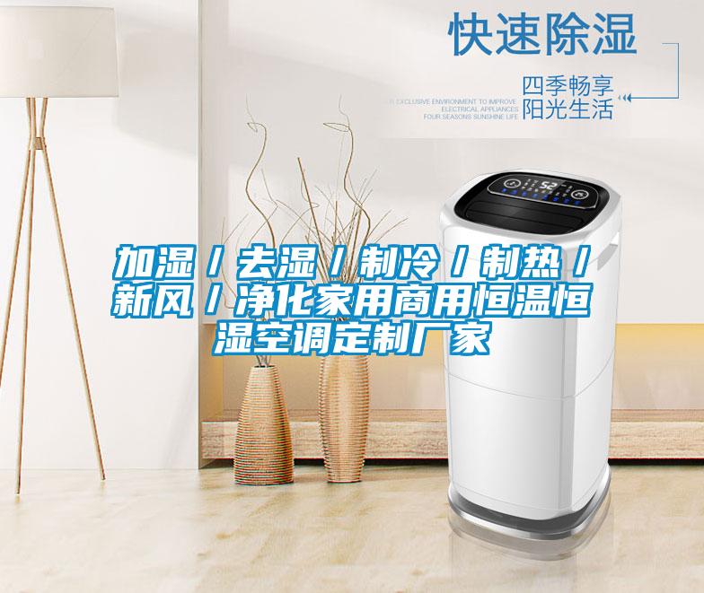 加湿/去湿/制冷/制热/新风/净化家用商用恒温恒湿空调定制厂家