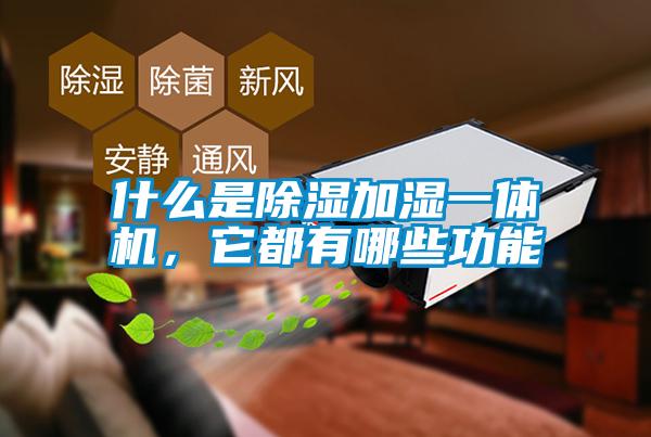 什么是除湿加湿一体机,它都有哪些功能