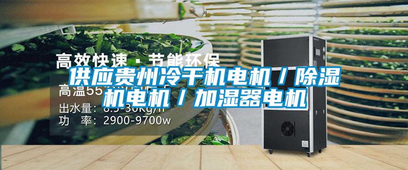 供应贵州冷干机电机/除湿机电机/加湿器电机