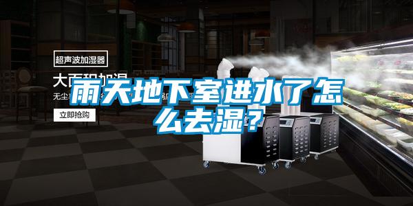 雨天地下室进水了怎么去湿?