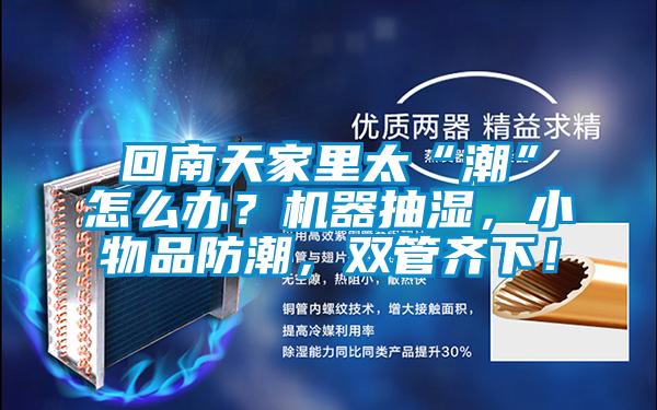 回南天家里太“潮”怎么办?机器抽湿,小物品防潮,双管齐下!