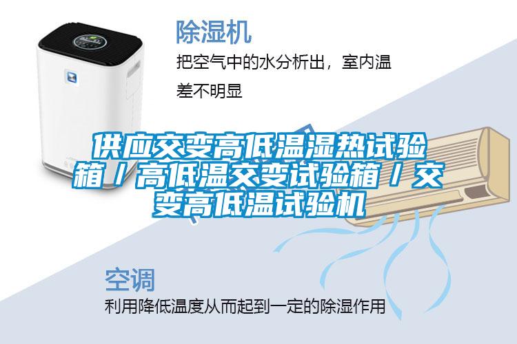 供应交变高低温湿热试验箱/高低温交变试验箱/交变高低温试验机