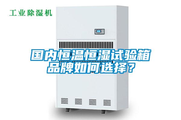 国内恒温恒湿试验箱品牌如何选择?