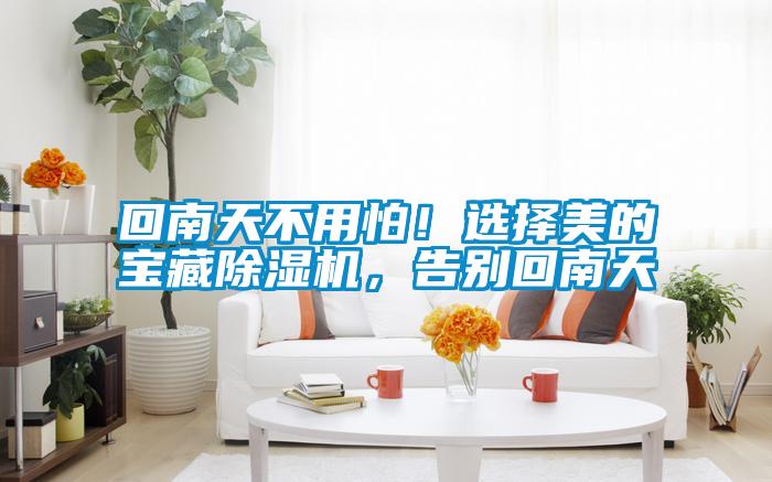 回南天不用怕!选择美的宝藏除湿机,告别回南天