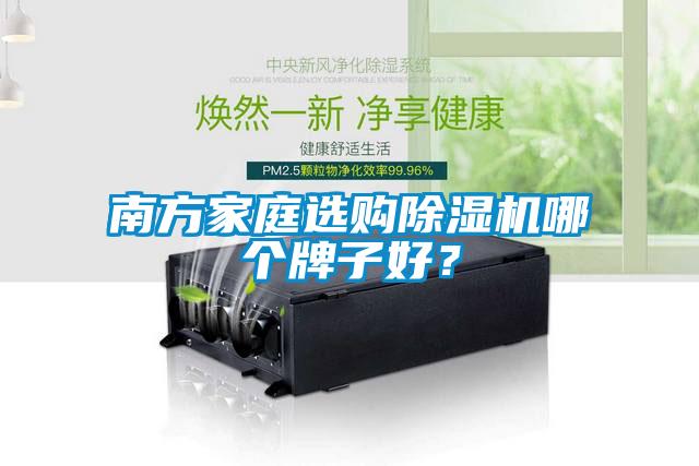 南方家庭选购除湿机哪个牌子好?