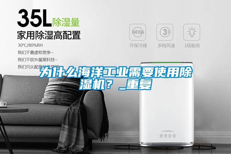 为什么海洋工业需要使用除湿机?_重复