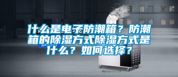 什么是电子防潮箱?防潮箱的除湿方式除湿方式是什么?如何选择?