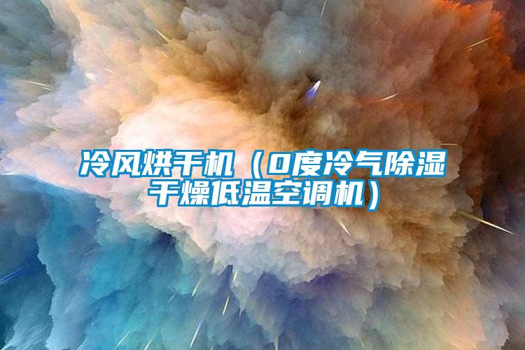 冷风烘干机(0度冷气除湿干燥低温空调机)