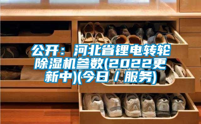 公开:河北省锂电转轮除湿机参数(2022更新中)(今日/服务)