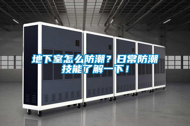地下室怎么防潮?日常防潮技能了解一下!