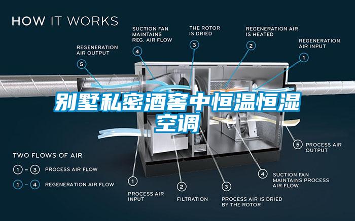 别墅私密酒窖中恒温恒湿空调