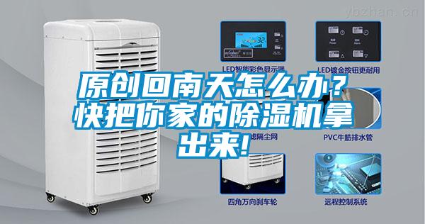 原创回南天怎么办?快把你家的除湿机拿出来!