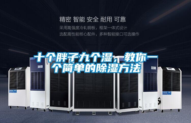 十个胖子九个湿,教你一个简单的除湿方法