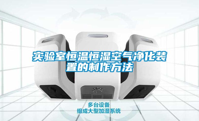 实验室恒温恒湿空气净化装置的制作方法
