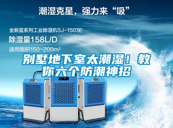别墅地下室太潮湿!教你六个防潮神招