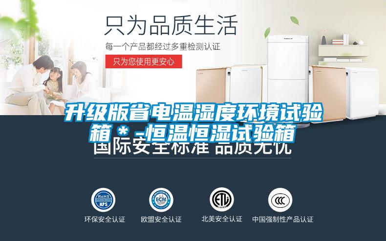 升级版省电温湿度环境试验箱*-恒温恒湿试验箱