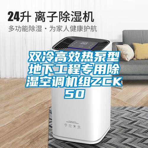 双冷高效热泵型地下工程专用除湿空调机组ZCK50