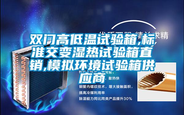 双门高低温试验箱,标准交变湿热试验箱直销,模拟环境试验箱供应商