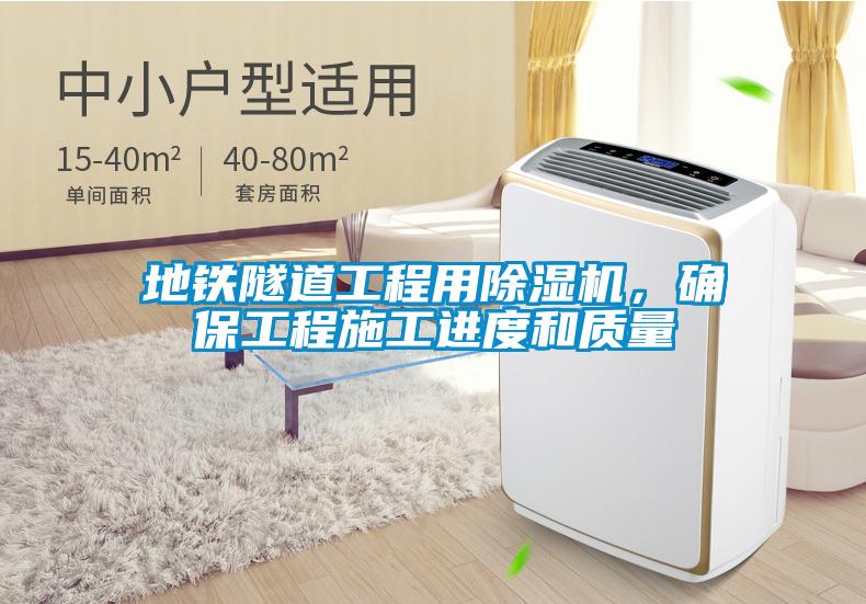 地铁隧道工程用除湿机,确保工程施工进度和质量